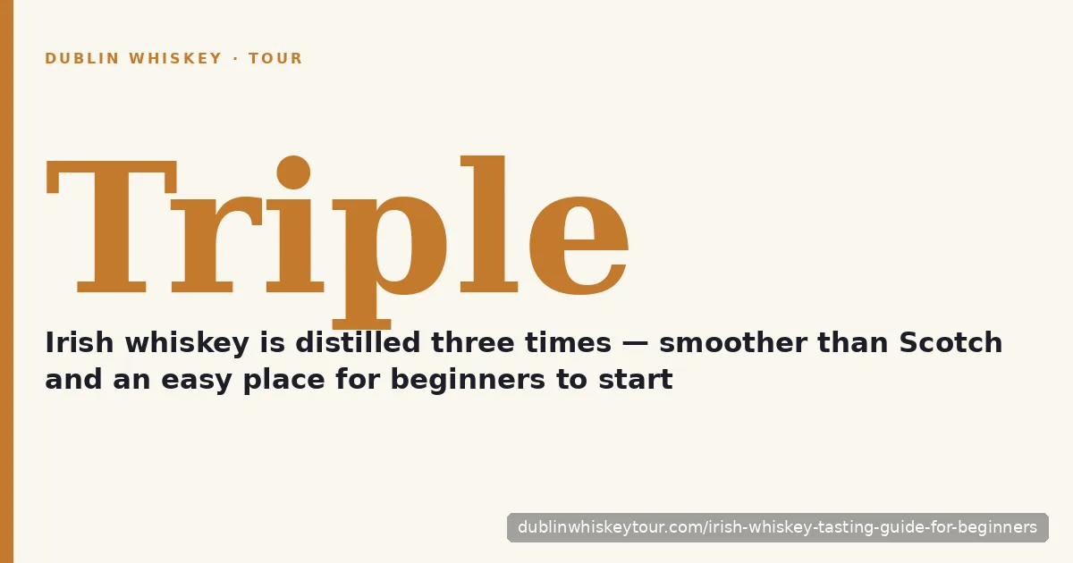 Irish whiskey tasting guide for beginners